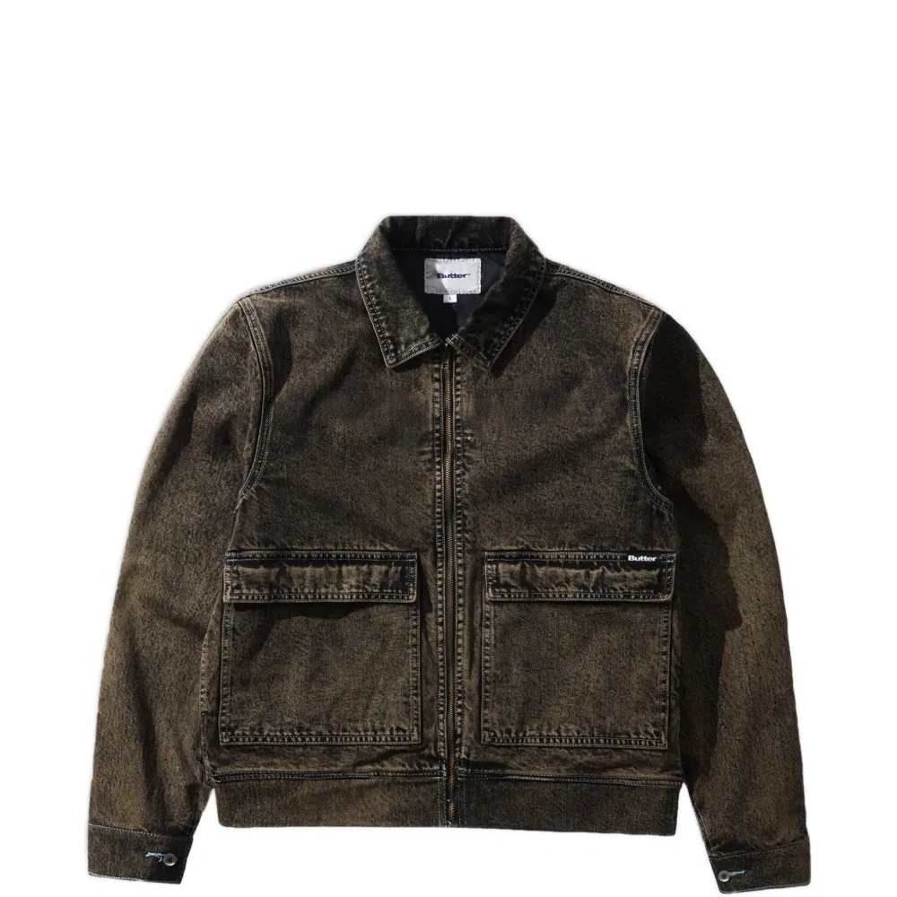 Вышитая джинсовая куртка