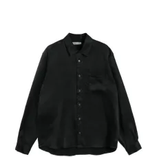 Рубашка с накладными карманами и длинными рукавами