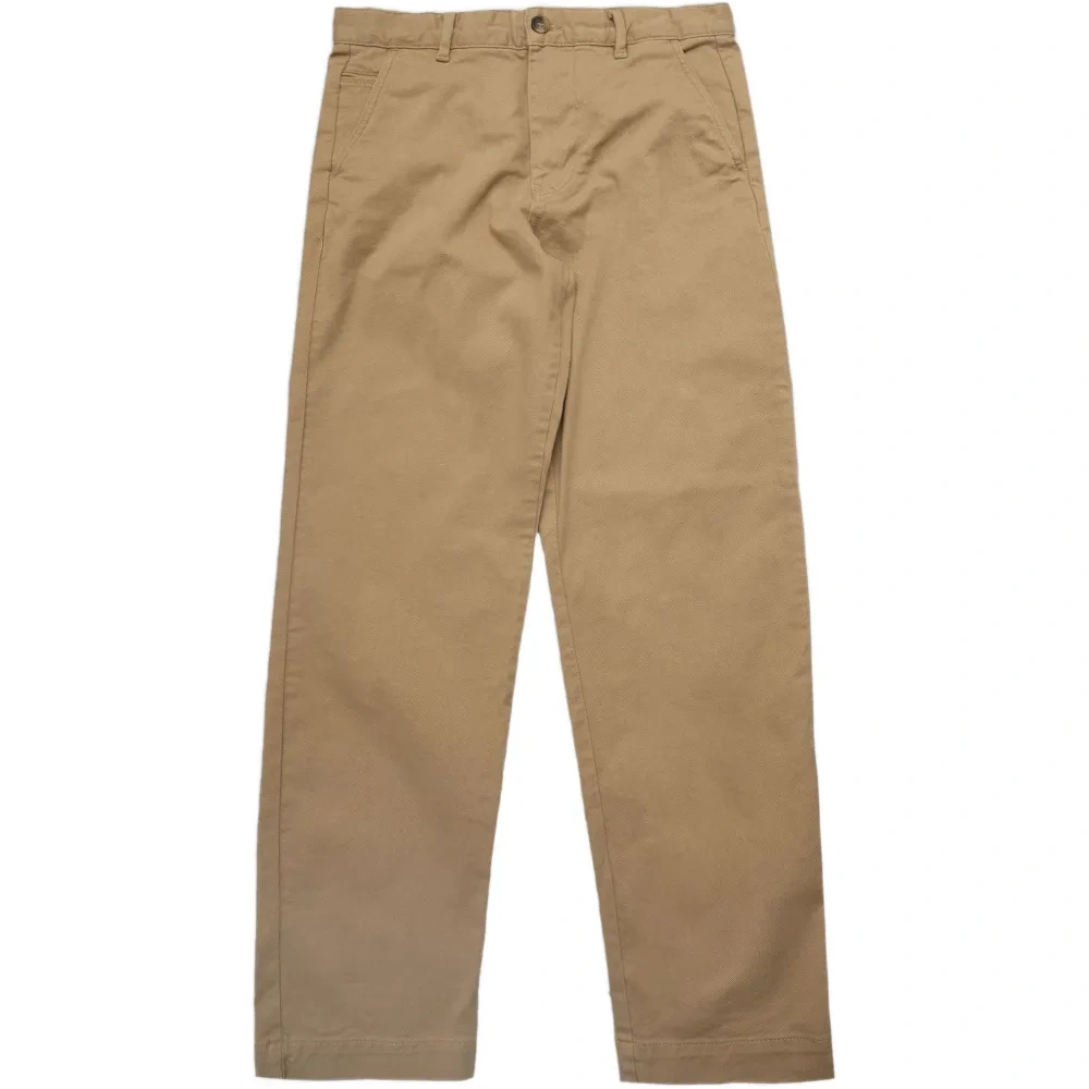 Брюки свободного кроя из твила