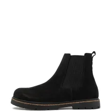 Замшевые сапоги на резинке