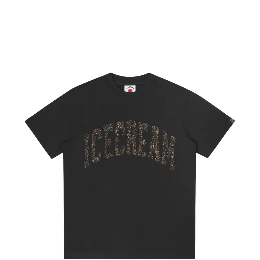 Футболка с круглым вырезом и логотипом