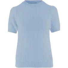 Футболка с короткими рукавами из рубчатого трикотажа