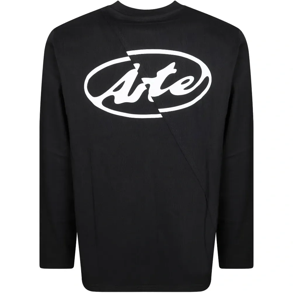 Лонгслив с логотипом на спине