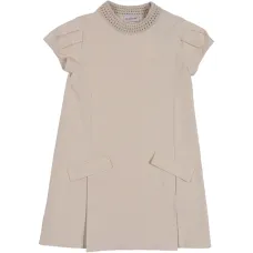 Платье с вязаными вставками Платье с вязаными вставками