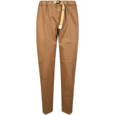 Брюки из габардина с поясом