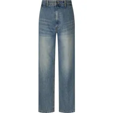 Брюки с нашивкой-логотипом