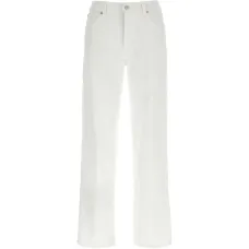 Джинсы из денима прямого кроя