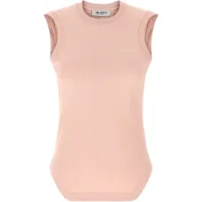 Топ без рукавов с вышитым логотипом