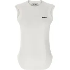 Топ с круглым вырезом и вышивкой логотипа