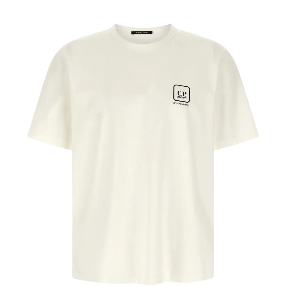 Футболка с круглым вырезом и принтом-логотипом серии Metropolis