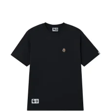 Футболка с нашивкой и круглым вырезом