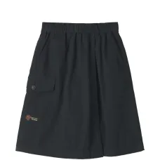 Юбка-шорты с логотипом и накладными карманами