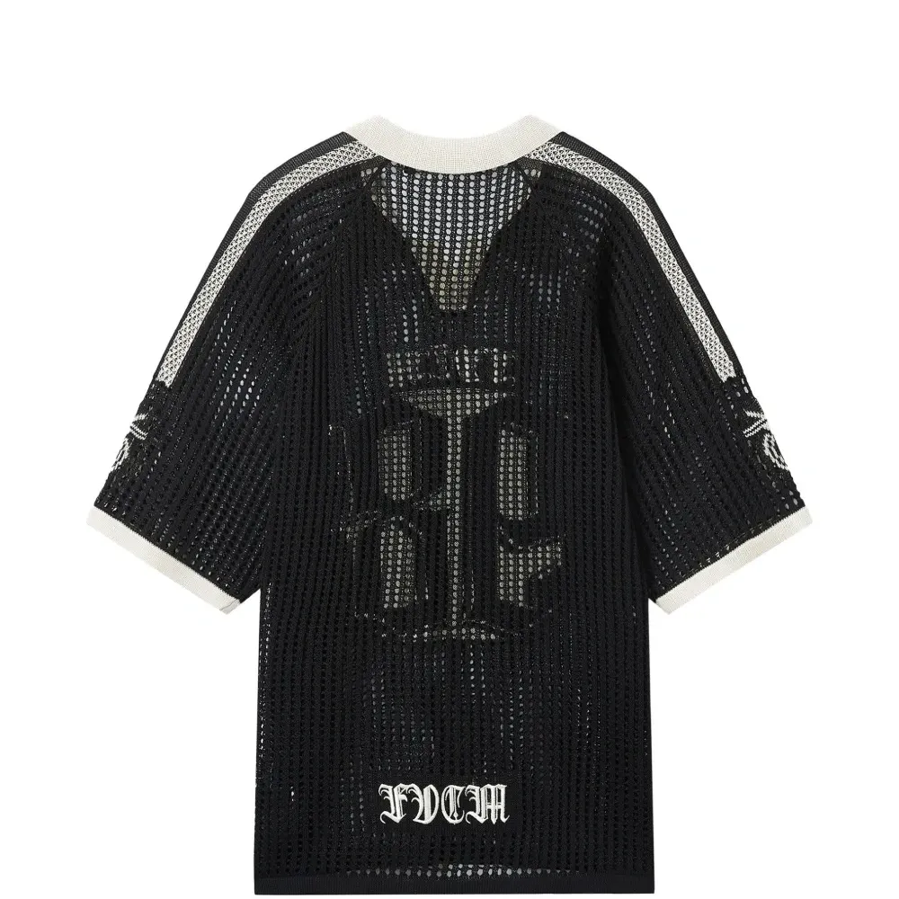 Футболка вязаная в открытую с цифрами