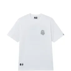 Хлопковая футболка с круглым вырезом