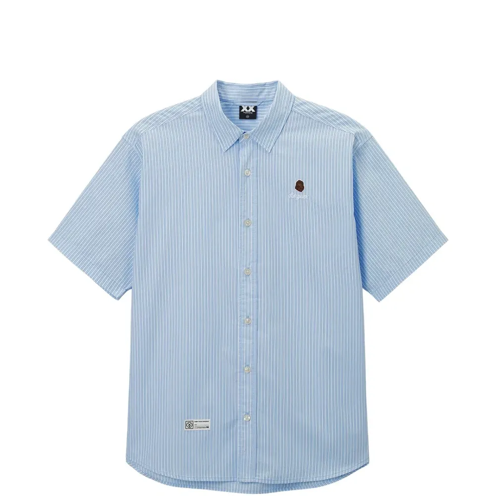 Вышитая рубашка в полоску