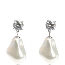 Серьги с жемчужными подвесками