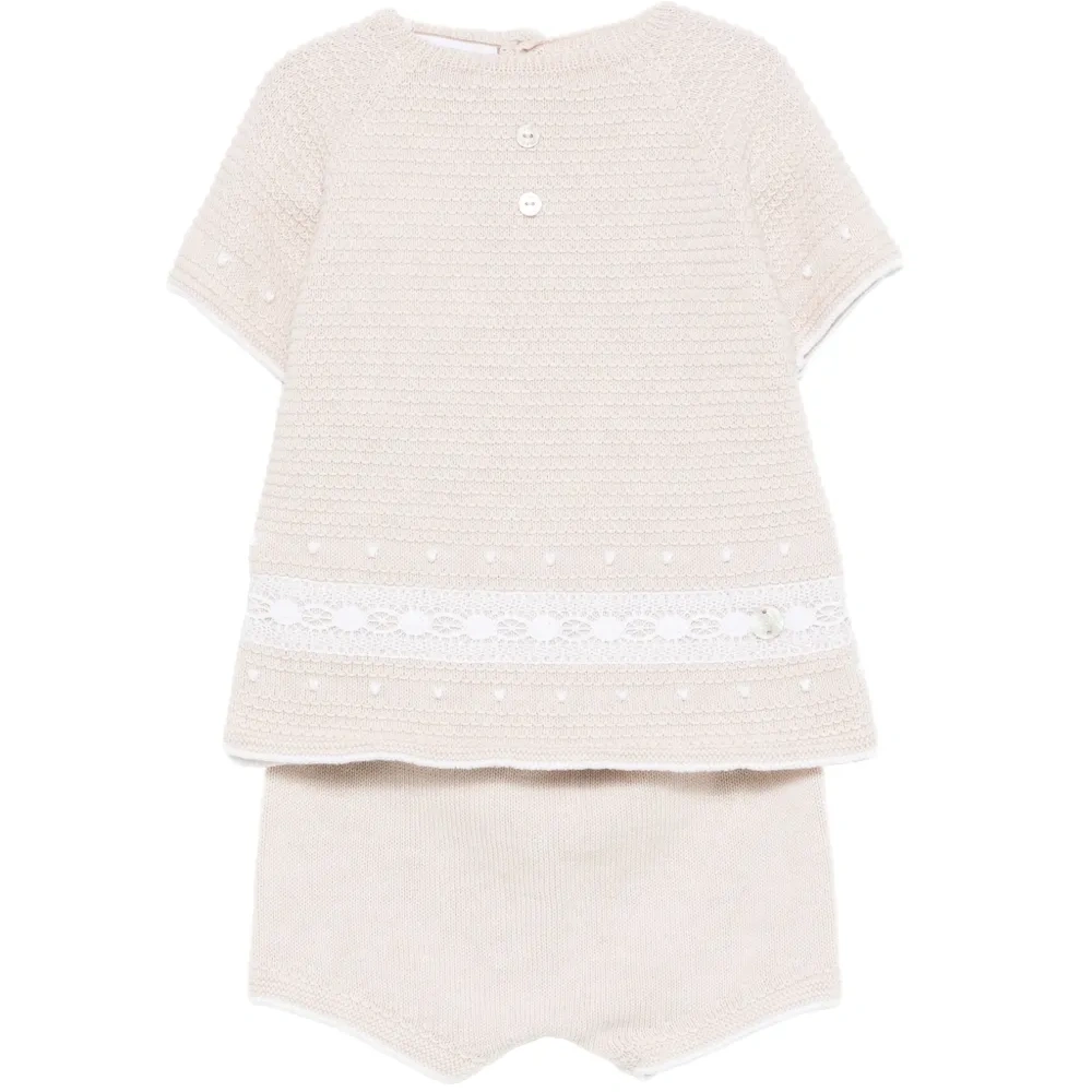 Вязаный комплект с шортами