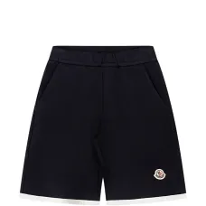 Шорты с нашивкой-логотипом