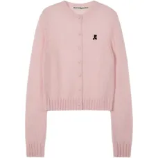 Кардиган с вышитым логотипом