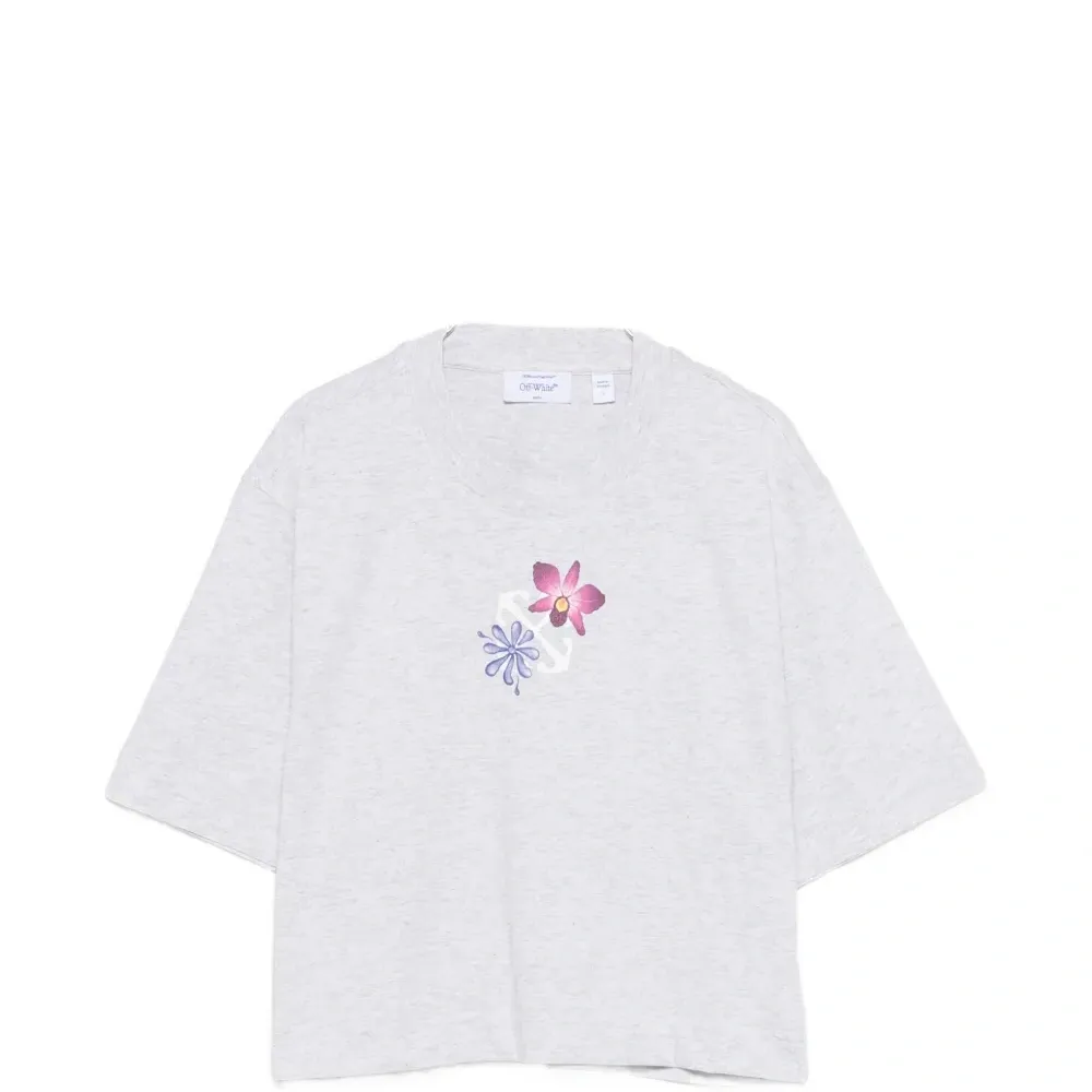 Футболка с цветочным принтом