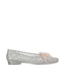 Металлические балетки Vow