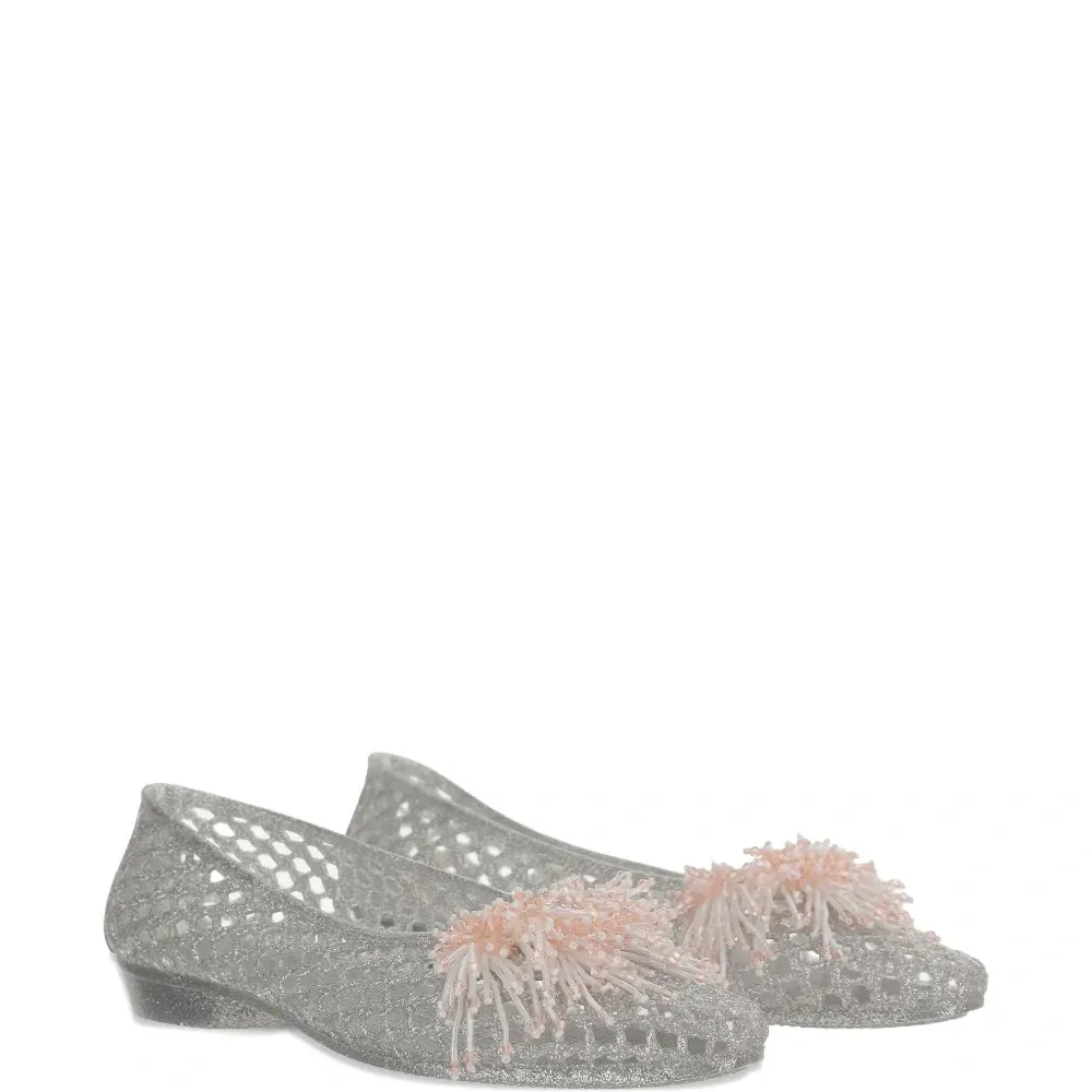 Металлические балетки Vow