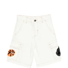 Шорты-карго с аппликацией Шорты-карго с аппликацией