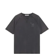 Футболка с принтом и круглым вырезом