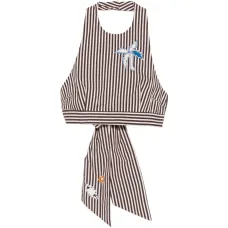 Полосатый топ-халтер Sirocco