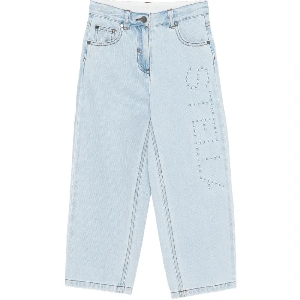 Джинсы с вышивкой