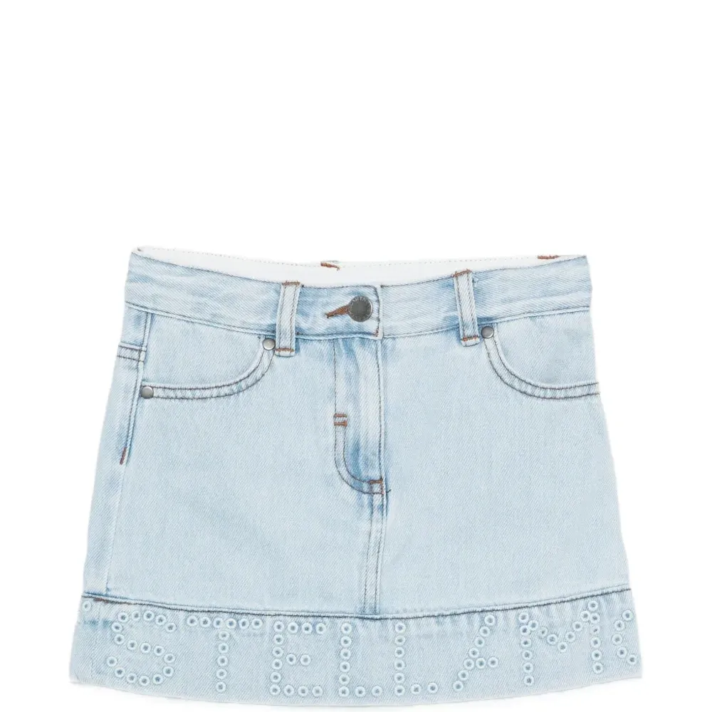 Юбка с люверсами