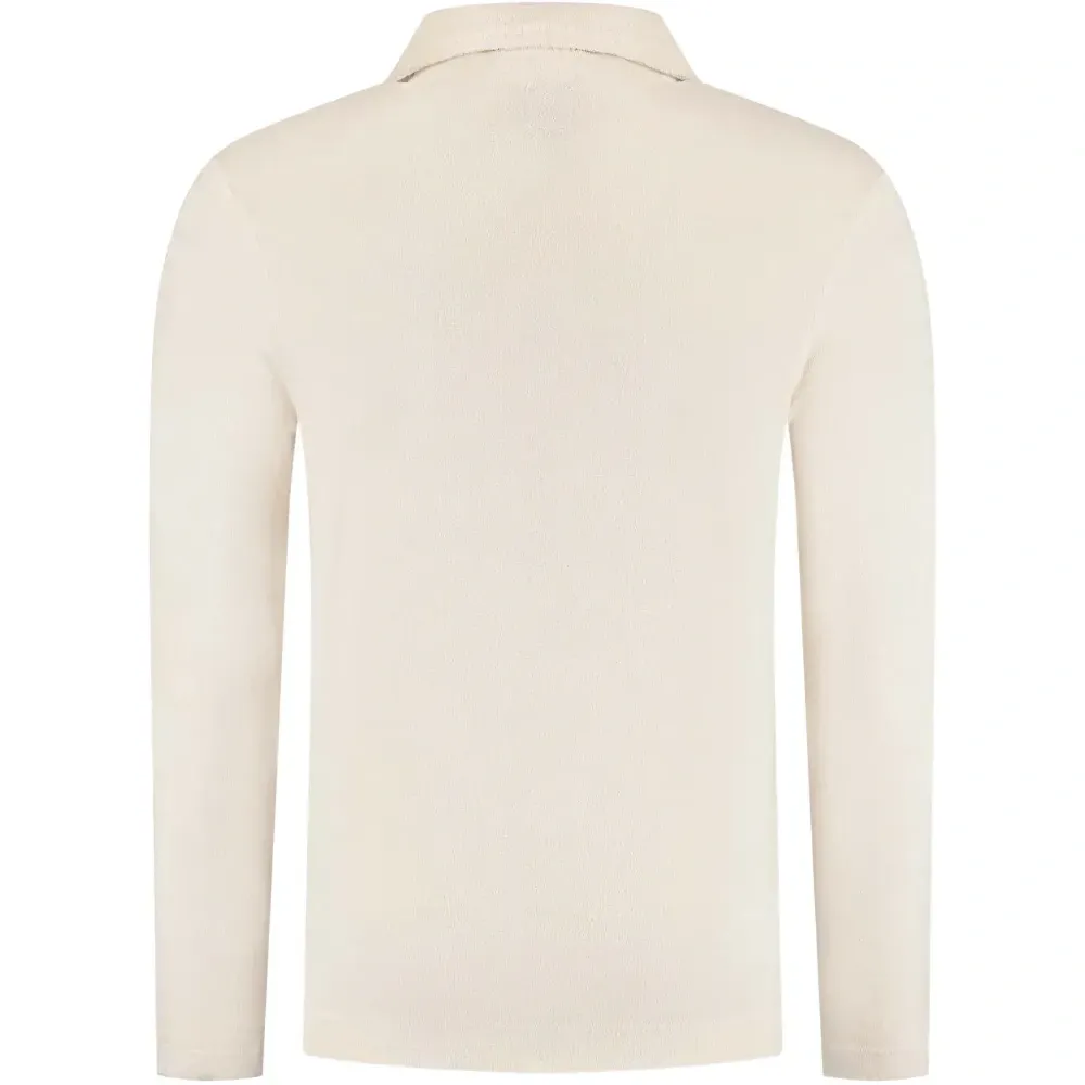 Рубашка поло с V-образным вырезом