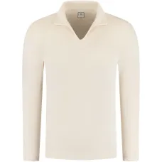 Рубашка поло с V-образным вырезом