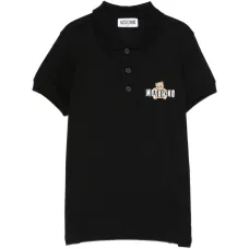 Поло с принтом-логотипом