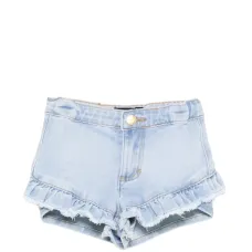 Джинсовые шорты Agnetha с оборками