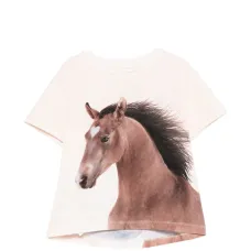 Футболка с принтом лошади Rie