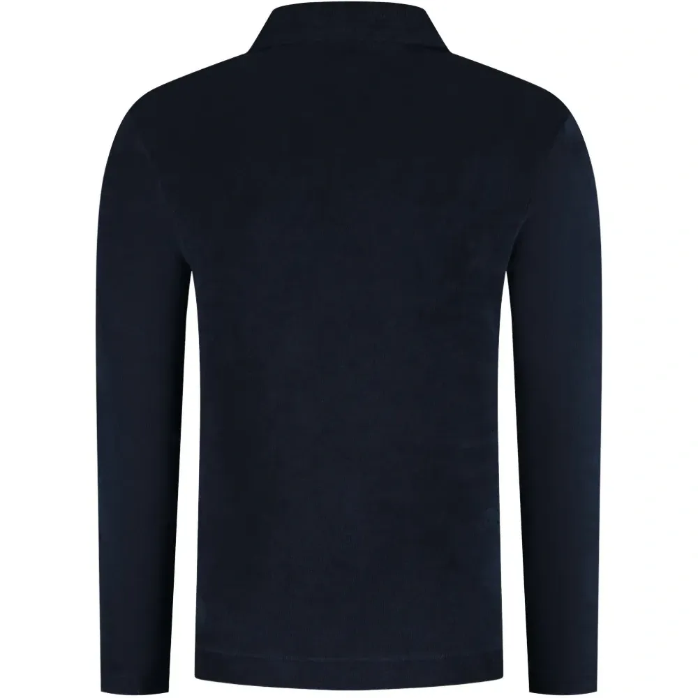 Футболка с V-образным вырезом и длинными рукавами