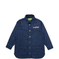 Джинсовое платье с логотипом Джинсовое платье с логотипом