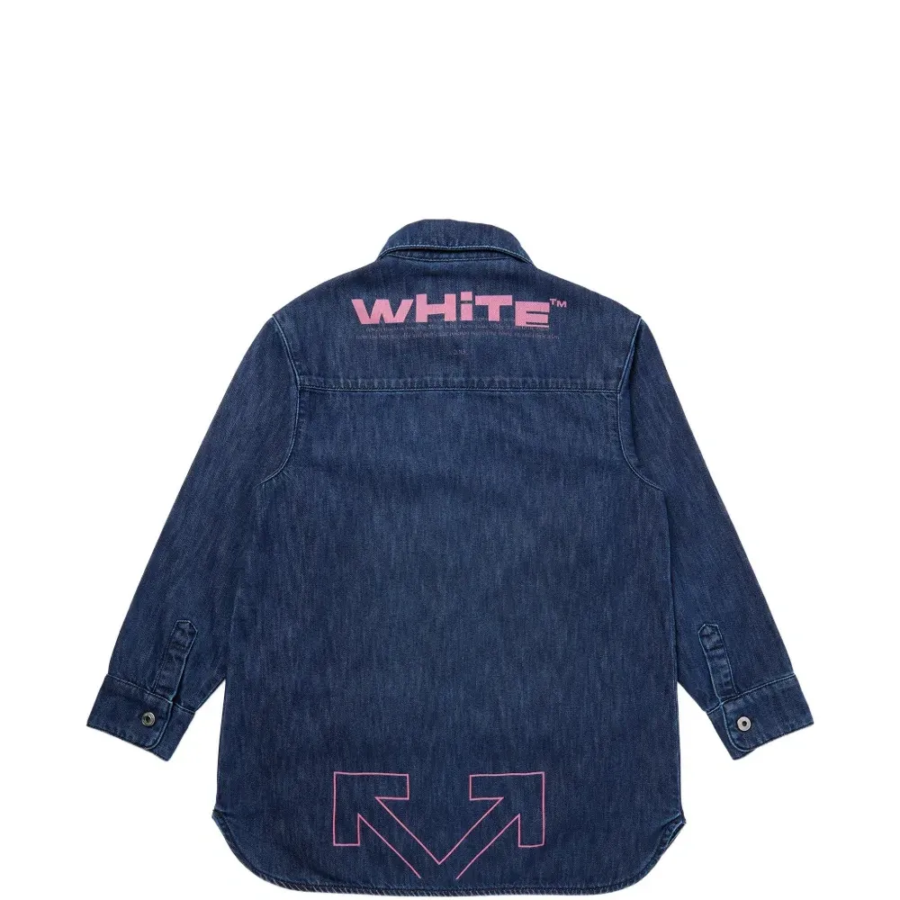 Джинсовое платье с логотипом