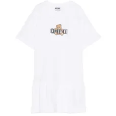 Платье с оборками и принтом "тедди" Платье с оборками и принтом "тедди"