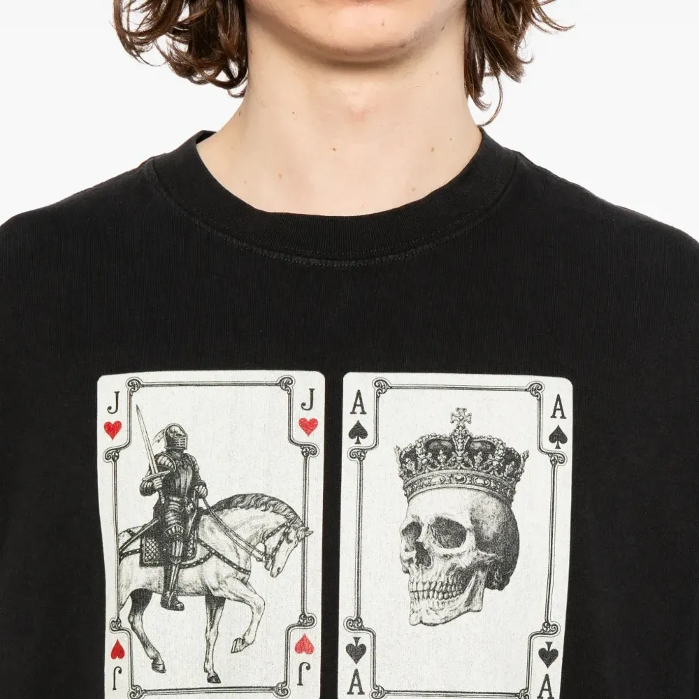 Футболка с круглым вырезом и графическим принтом