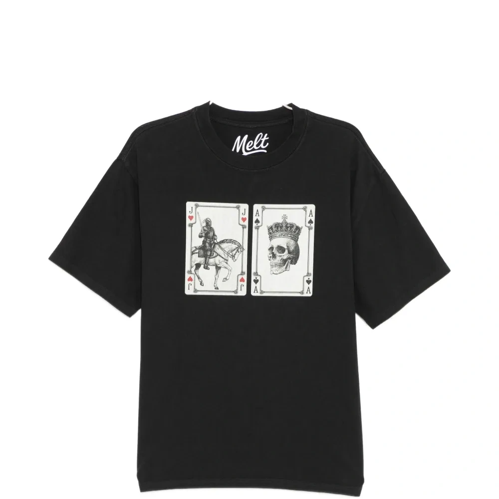 Футболка с круглым вырезом и графическим принтом