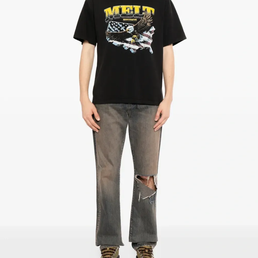 Футболка с принтом в виде орла