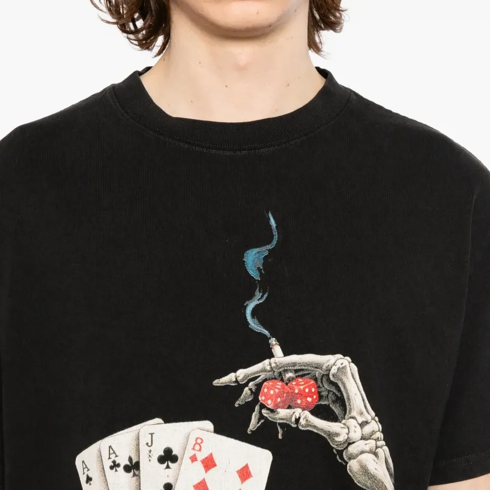 Футболка с круглым вырезом и графическим принтом