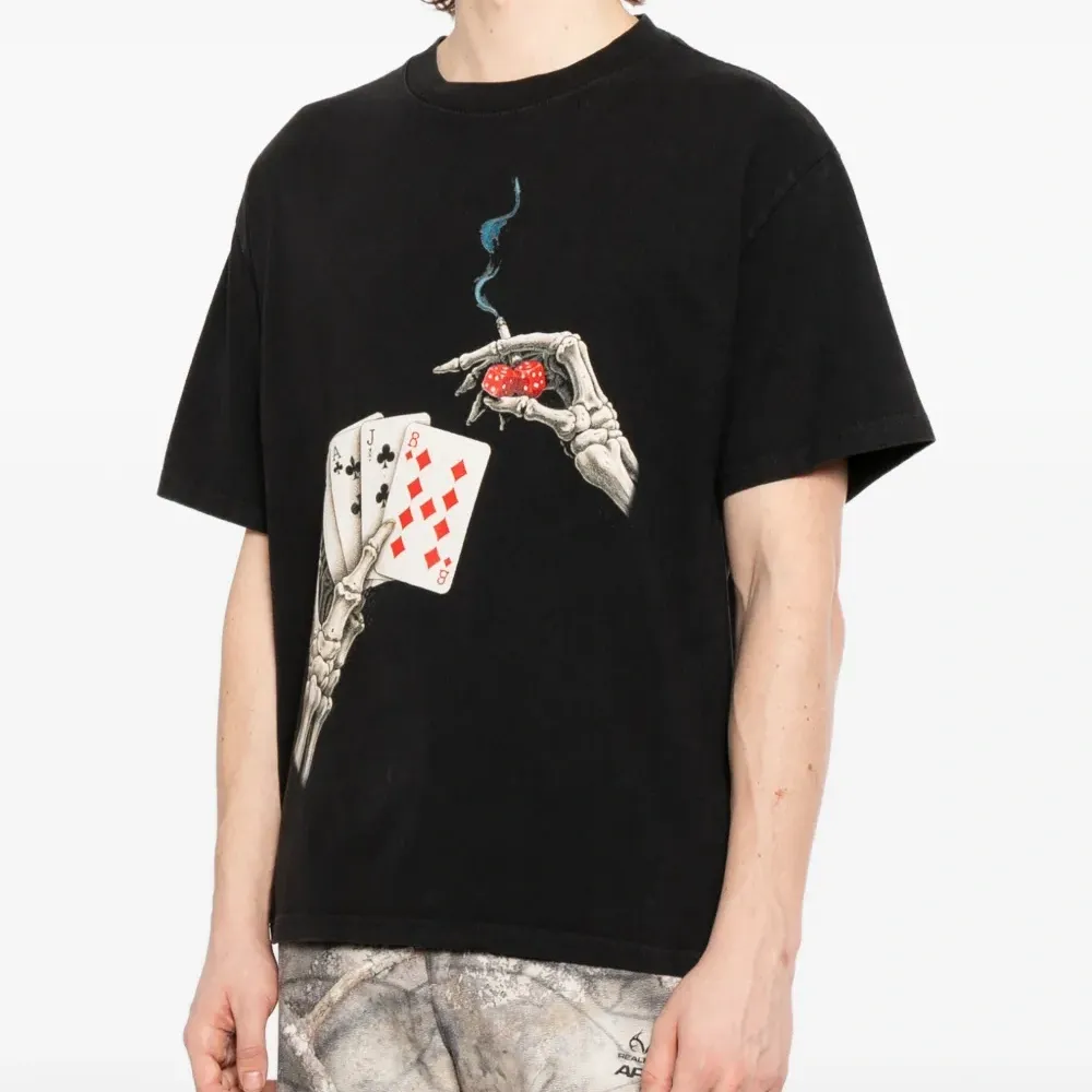 Футболка с круглым вырезом и графическим принтом