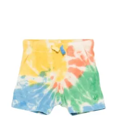Шорты на кулиске с эффектом тай-дай