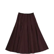 Плиссированная юбка миди