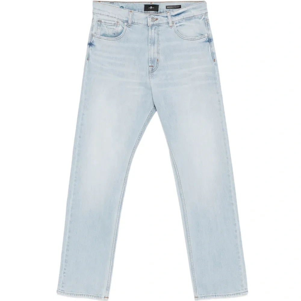 Джинсы прямого кроя на молнии