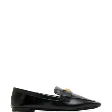 Лоферы с логотипной бляшкой Лоферы с логотипной бляшкой