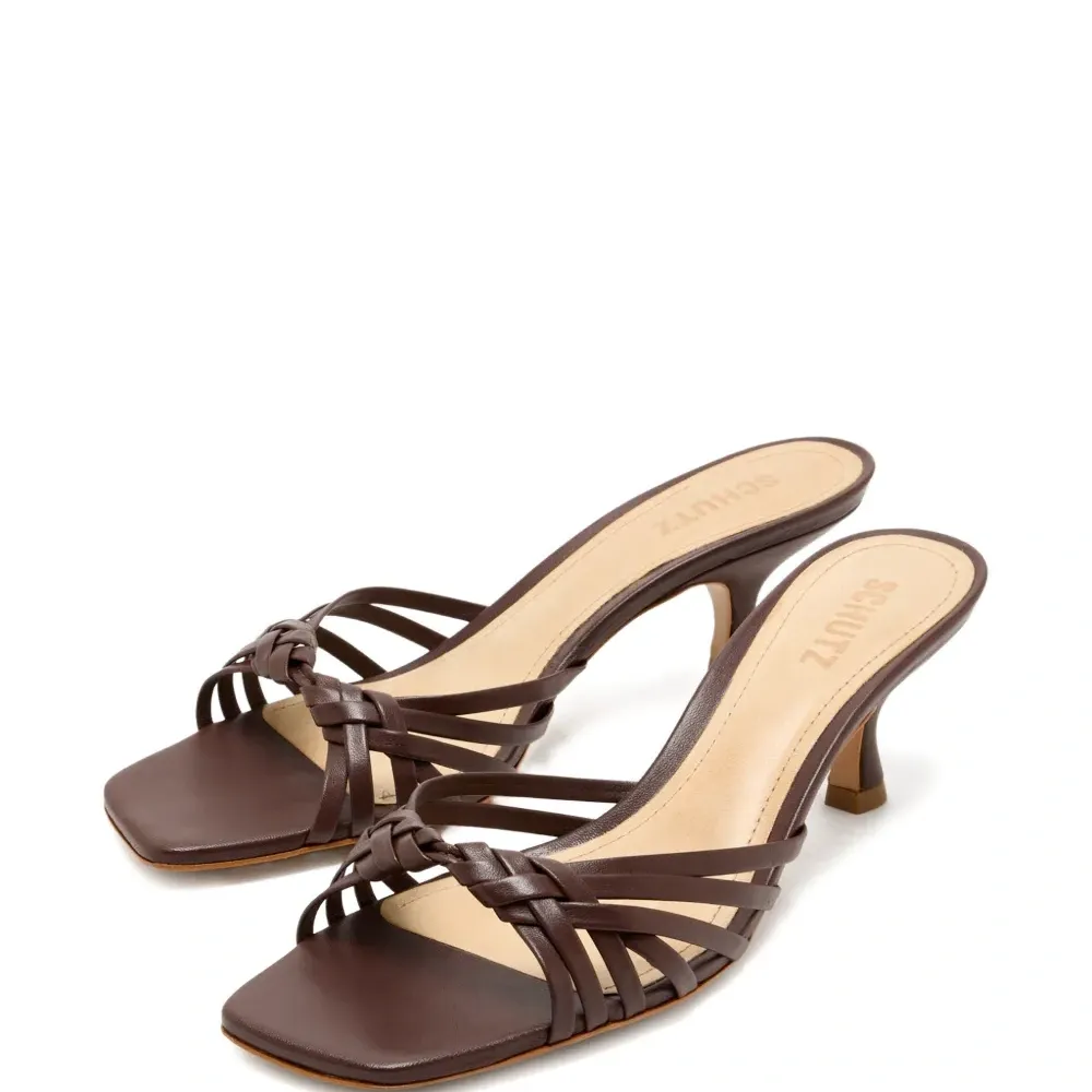 Босоножки Tara с плетёными ремешками